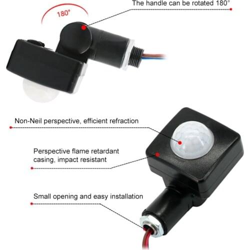 AC85-265V IR Motion Sensor Switch ON / OFF IR Infrared Human body Indction Sensor light Control Detector Module Smart Sensor