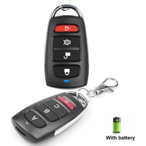 Universal Remote Control Duplicator 433MHz Wireless Clone 4 Button Channel Copy Learning Code Electric Telecontrol Key Switch RF