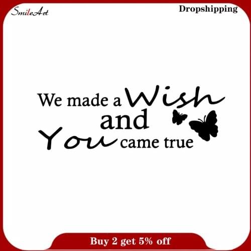 DIY Art Interesting text Environmental Protection Vinyl Stickers Waterproof Wall Decals Decor Wall Decals