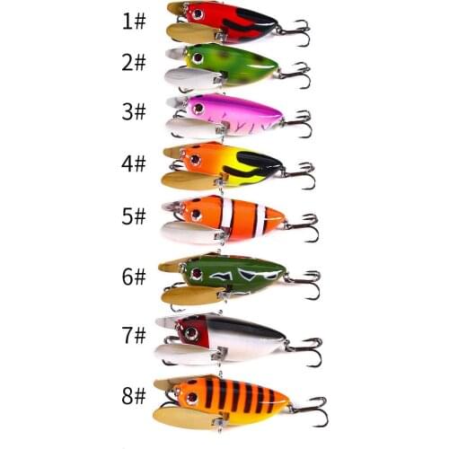 1pc Popper Hard Bait Small Bee Insect Fishing Lures 6cm12.5g Cicada Wings Wobblers Fish Bait Tackle Topwater Fishing Accessories