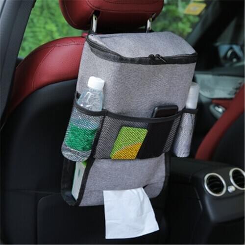 1 Pcs Car Seat Back Storage Bags Multi-Pocket Insulation Organizer Ice Pack Automobiles Interior Tidy Accessories Supplies