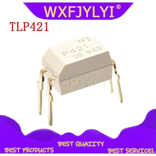 10pcs/lot of P421 TLP421 P421GR DIP-4 optocoupler favorable GaAs Ired & Photo - Transistor