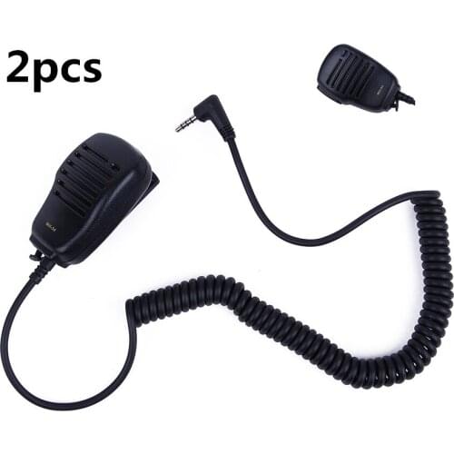 2PCS For Yaesu MH-34B4B Handheld Radio 3.5 mm Earpiece /Two Way Radio/Walkie Talkie Microphone Speaker Accessories Wholesale