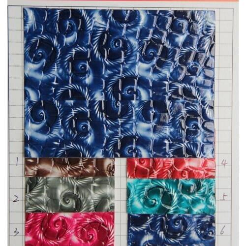 30 yards most popular shiny Peacock stone grain PU leather material/ handbag leather fabric/ synthetic leather fabric wholesale