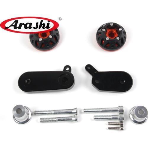 Arashi For KAWASAKI NINJA ZX-6R 2009-2011 NINJA CNC Engine Guard Slider Protector Engine Cover Frame 2009 2010 2011 ZX6R ZX 6R