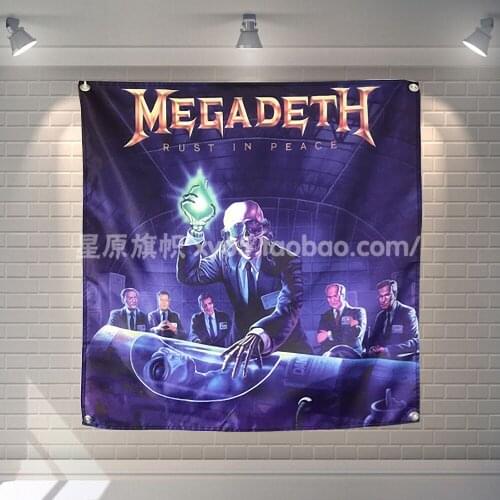 Large Size Rock Band Banners & Flags Tapestry Wall Art Metal Music Cloth Poster Bedroom Dormitory Decoration Hanging Painting H8