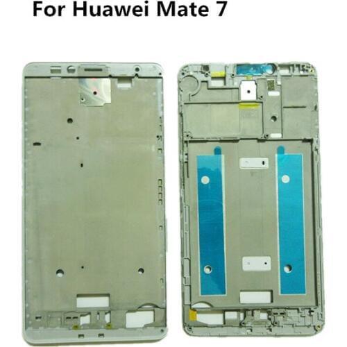 Front Housing Middle Faceplate Frame Bezel Replacement Repair Spare Parts for Huawei Ascend Mate 7