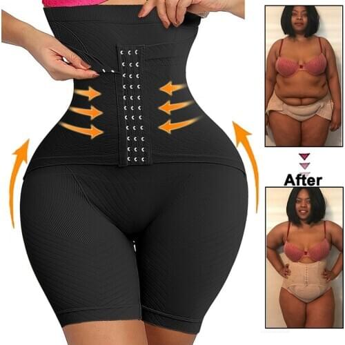 Waist Trainer Corset High Waisted Body Shaper Short Shapewear for Women Tummy Control Thigh Butt Lifter Slimming Underwear