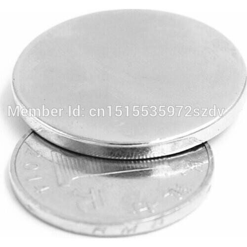 50pcs Strong Round Dia 30mm x 3mm N35 Rare Earth Neodymium Magnet Art Craft Fridge 30x3mm