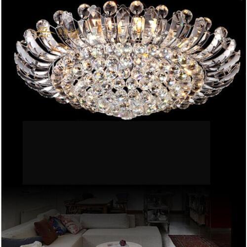 Minimalist living room dining room round crystal lamp Cornucopia bedroom led ceiling lamp Modern fashion lamp lighting led lamps