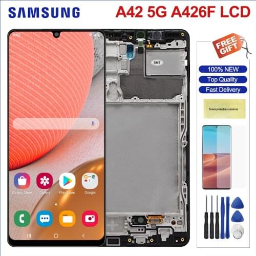 6.6'' Original Screen For Samsung Galaxy A42 5G LCD Display Touch Screen Digitizer Assembly For Samsung A42 A426 A426B A426B/DS