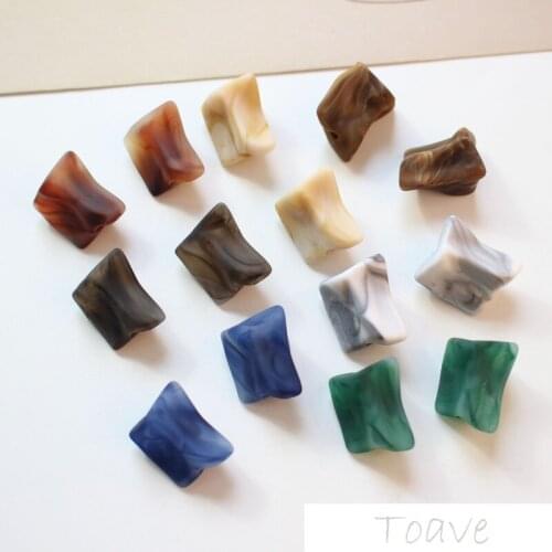 Autumn and Winter Frosted Shaped Beads DIY Earrings Bracelet Necklace Material Accessories