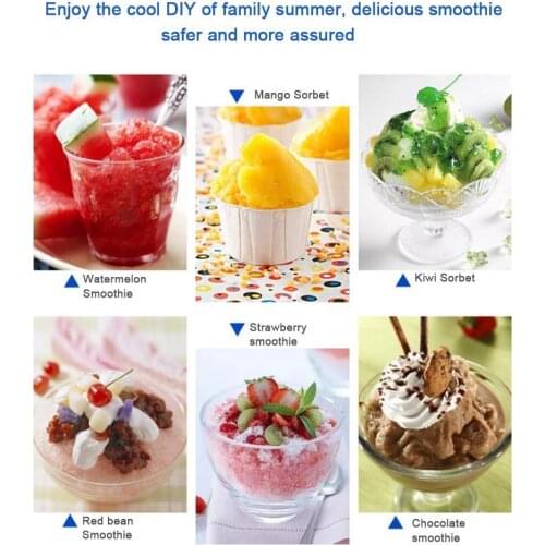 Portable Manual Ice Shaver Maker Crusher Chopper Crush Machine Hand Kitchen Tool