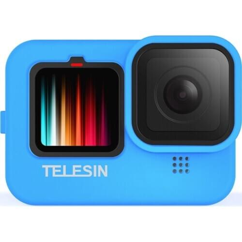 For Gopro 9 Silicone Case Anti-drop Protective Shell With Silicone Lens Cover For Gopro Hero 9 Black Sports Camera Accessories