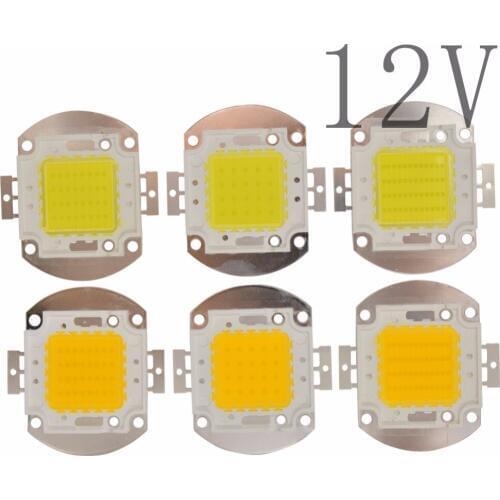 High Power Epistar 12V LED chip 20W 30W 50W warm white/white no need driver for storage battery car,projector,car,motorcycle