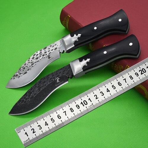 High Hardness Sharp Self-Defense Straight Tactical Knife Multifunctional Cutter Straight Knife Camp Outdoor Combat Knives EDC