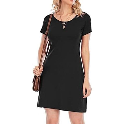 Fashion Summer Short Sleeve Loose Beach Dress 2021 Women Backless Hollow Out Dress Lady Sexy V Neck Lace Party Dresses