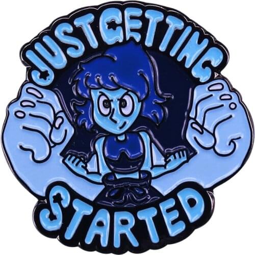 Steven Universe Lapis Lazuli Hard Enamel Pin Featuring Lapis in her newest outfit, ready for a fight with her water wing fists