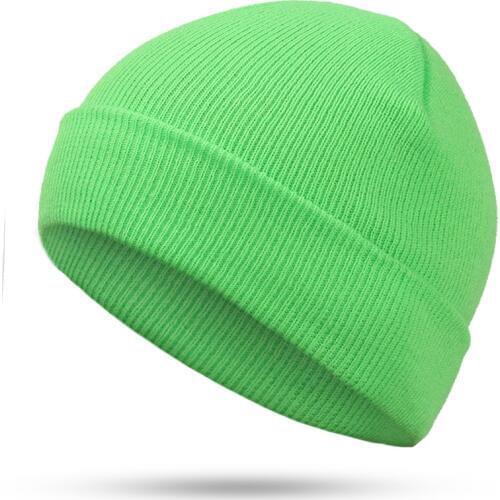 Unisex Slouchy Knit Beanie Couple multiple colour Hip Hop Cap Winter Ski Blends Soft Warm Cap Men Women fashion Skull Hat Z193