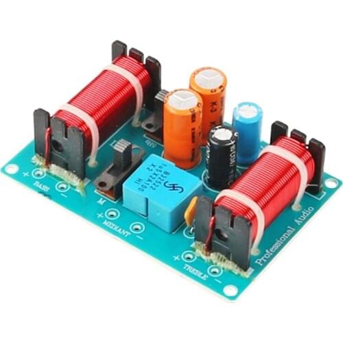 150W Speaker Crossover 3 Way High-Low 4-8 Ohm Frequency Divider for Speaker