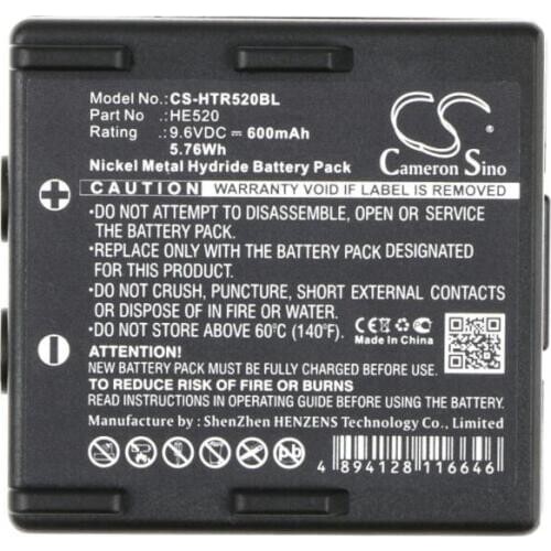 Cameron Sino 600mAh battery for ABITRON KH68300520.A for HETRONIC 68300510 68300520 68300525 Ergo FBH300 Nova Ergo FBH900