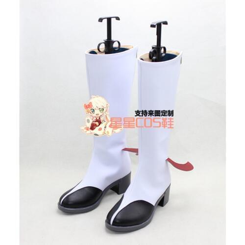 Kantai Collection Oyodo Ooyodo White Halloween Cosplay Shoes Boots X002