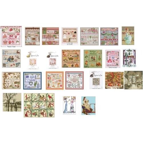 FF yixiao Strawberry Cake styles Counted Cross Stitch Kit Cross stitch RS cotton with cross stitch Luca-S B2241 HH
