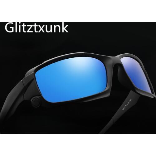 Glitztxunk Polarized Sunglasses Men Luxury Fashion Brand Designer Vintage Driving Sun Glasses For Male Goggles Shadow UV400