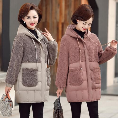 Winter Jackets Women Parkas 2020 NEW Hooded Down cotton Jacket Warm Outwear Patchwork Plus size 4XL Female Cotton Padded Coats