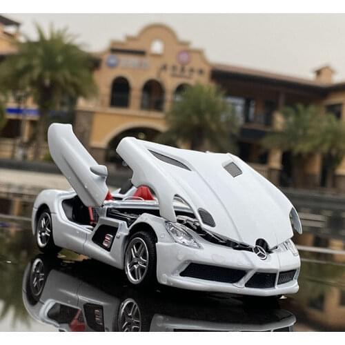 1:32 Mercedes-Benz Slr Car Model Convertible Mclaren Super Sports Car Toy Car Model Simulation Ornaments Alloy Toy Car Boy Gift