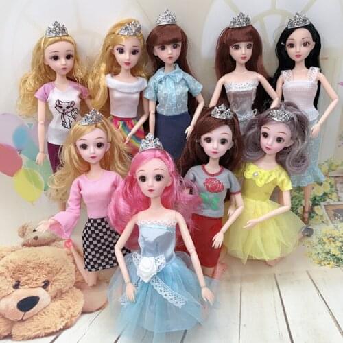 Fashion Princess Doll Dress Up Fashion Casual Clothes Skirt Suit DIY Doll Toys for Girls Gift
