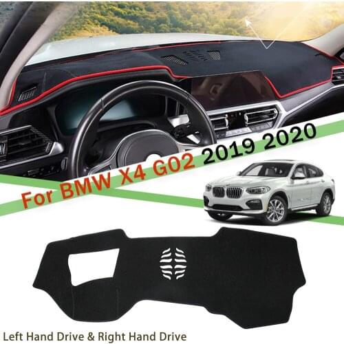 For BMW X4 G02 2019 2020 Dashboard Cover Pad Sunshade Dashmat Protect Carpet Car Dashboard CoverInstrument Panel Mat Carpets
