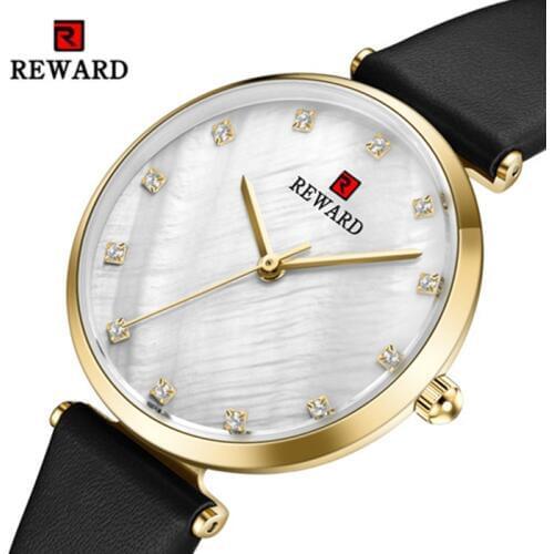 Hombre Reloj REWARD Luxury Rhinestone Wristwatch Womens Watches Luxury Diamond Watch Waterproof Ladies Clock Reloj Mujer 2020