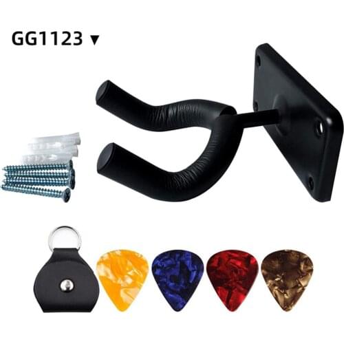 Guitar Wall Mount Hanger Hook Holder Stand Guitar Hangers Hooks for Acoustic Electric and Bass Guitars