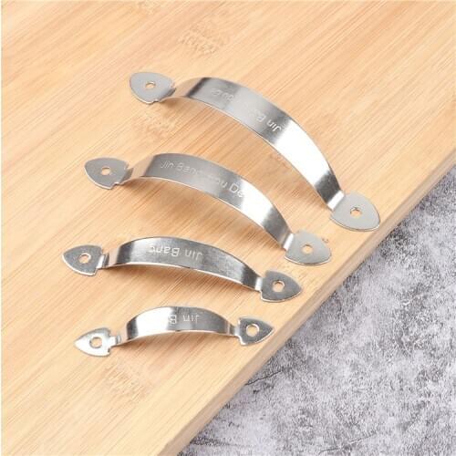 Stainless steel cupboard door cupboard drawer handle window wooden door door old-fashioned thick small handle accessories