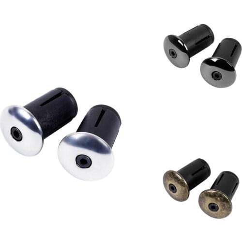 New 2Pcs Bike Lightweight Bar End Plugs Road Bicycle Grip Anti-Slip Firm Handlebar Caps Accessory Bike Bar End Plugs