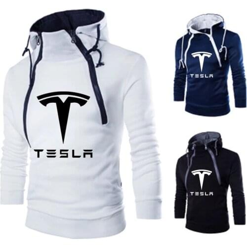 New 2021 Hoodies Men Tesla Bros Printed Spring Autumn high quality cotton Mens hoodies casual Sportswear E