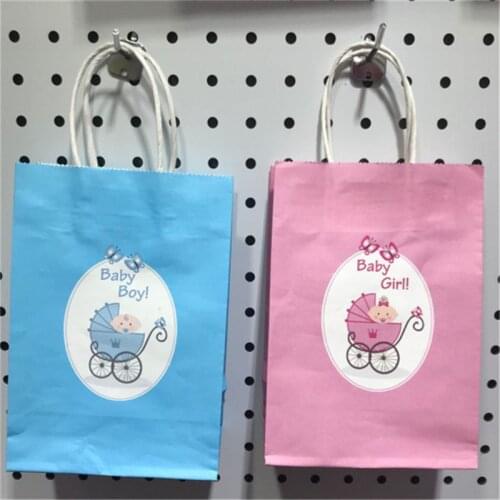 Baby Shower Party Gifts Bag It Is A Boy Or Girl Gifts Bags Gender Reveal Baby Shower Party Decoration Supplies