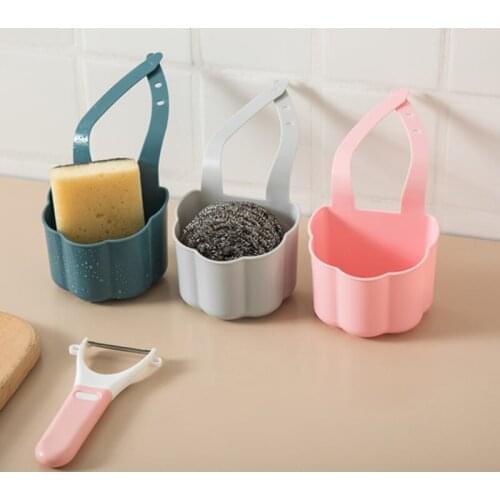 Portable Home Kitchen Hanging Drain Shelf Bag Basket Bath Storage Tools Sink Holder Sink Organizer Kitchen And Bathroom Items