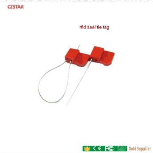 Anti-theft ISO18000-6C rfid uhf Steel seal tag EPC CLASS 1 GEN2 Metal Cable Tie cable tie tag seal zip tag for gen2 epc reader