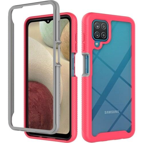 Transparent Armor Case For Samsung Galaxy A12 A32 A52 A72 A50 M51 S21 S20 S10 Plus A51 A71 Note 10 20 A20E A21S Shockproof Cover