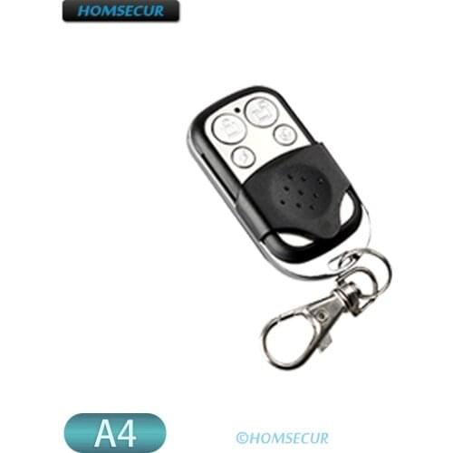 HOMSECUR 433MHz RF Remote Control Keyfob A4 For Our 433MHz Home Security Alarm System