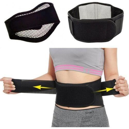 Self-heating Magnetic Therapy Waist Belt Adjustable Tourmaline Back Waist Support Health Care Braces Double Banded Pain Relieve