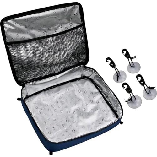 10L Deck Bag,Paddle Board Accessories Cooler Bag With Mesh Top Pocket,Water-Resistant Insulated Beach Bag,Blue