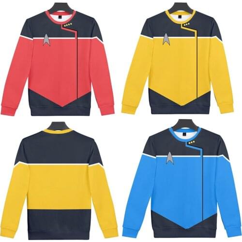 Hot Movie Star Trek Star Falle Loose Unisex Adults Sweatshirt Hoodie Long Sleeve Streetwear Cosplay Causal Coat Pullover Hoodies