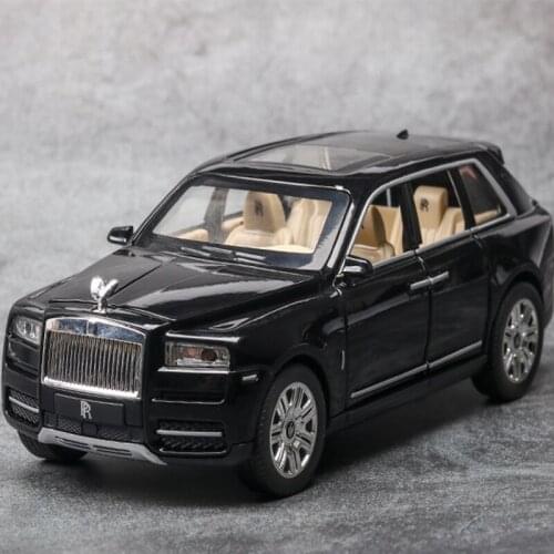1:24 Rolls Royce Cullinan Alloy Car Diecast High Simulation Model Toy Vehicle Mini Metal SUV Car Collection Gifts Toys for boys