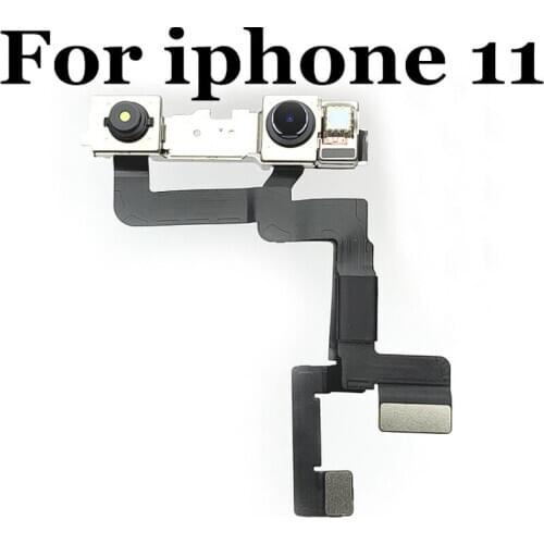 100% Original Front Small Face Camera For Apple iPhone 11 With Light Proximity Sensor Flex Cable Ribbon Repair Part
