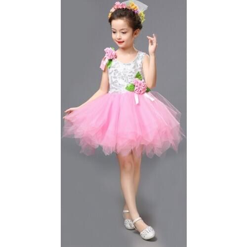2020 Cute Girls Ballet Dress For Children Girl Dance Clothing Dance Leotard Girl Dancewear Kids Ballet Costumes For Girls