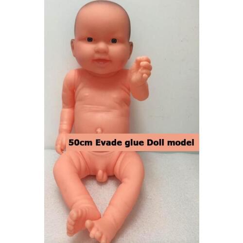 50cm soft rubber newborn baby simulation for housekeeping hospital nursing training bending length 1-3cm newborn baby model