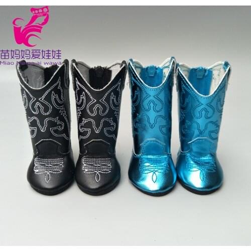 7.5cm doll high boots for 43cm baby Doll Shoes sneackers fit For 18 inch American Doll boots mini shoes